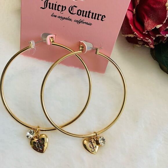 NEW JUICY COUTURE HOOPS - Picture 2 of 5